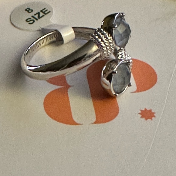 Bomb Party Ring RBP2854 "Limitless Potential” Genuine Quartz on Rose Gold sz 8 - Picture 2 of 6